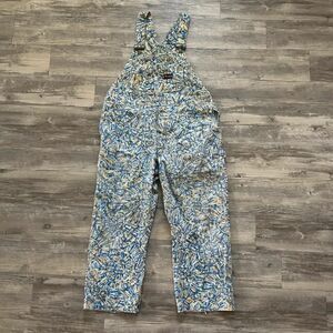 Vintage 50s 60s Big Smith All Over Print Overalls Size 38x27